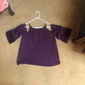 LOFT Purple Blouse